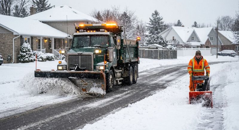 Driveway Snow Plowing in Long Island, NY