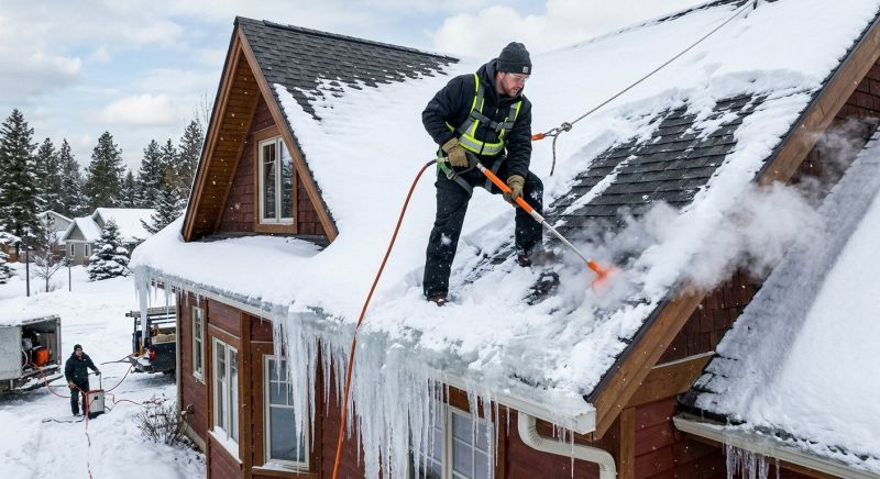 Ice Dam Removal in Gig Harbor, WA
