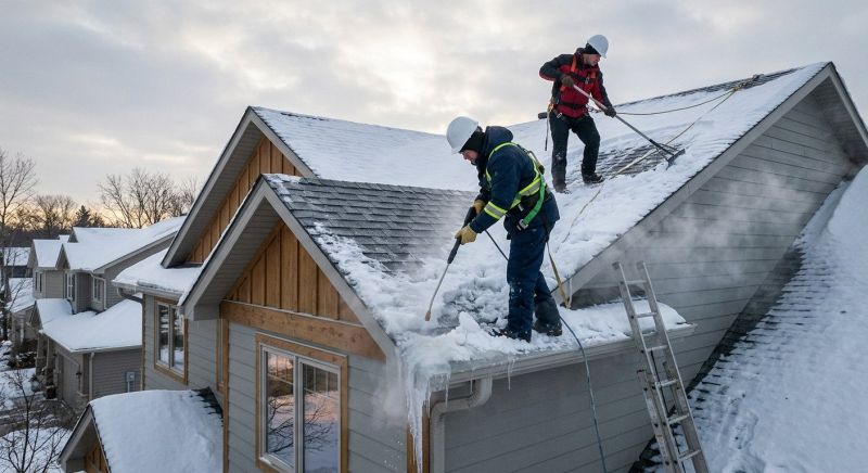 Ice Dam Removal in Renton, WA