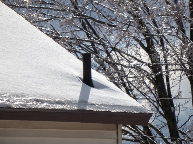 Roof with Ice Dam