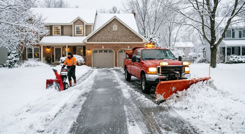 Road Snow Plowing in Long Island, NY
